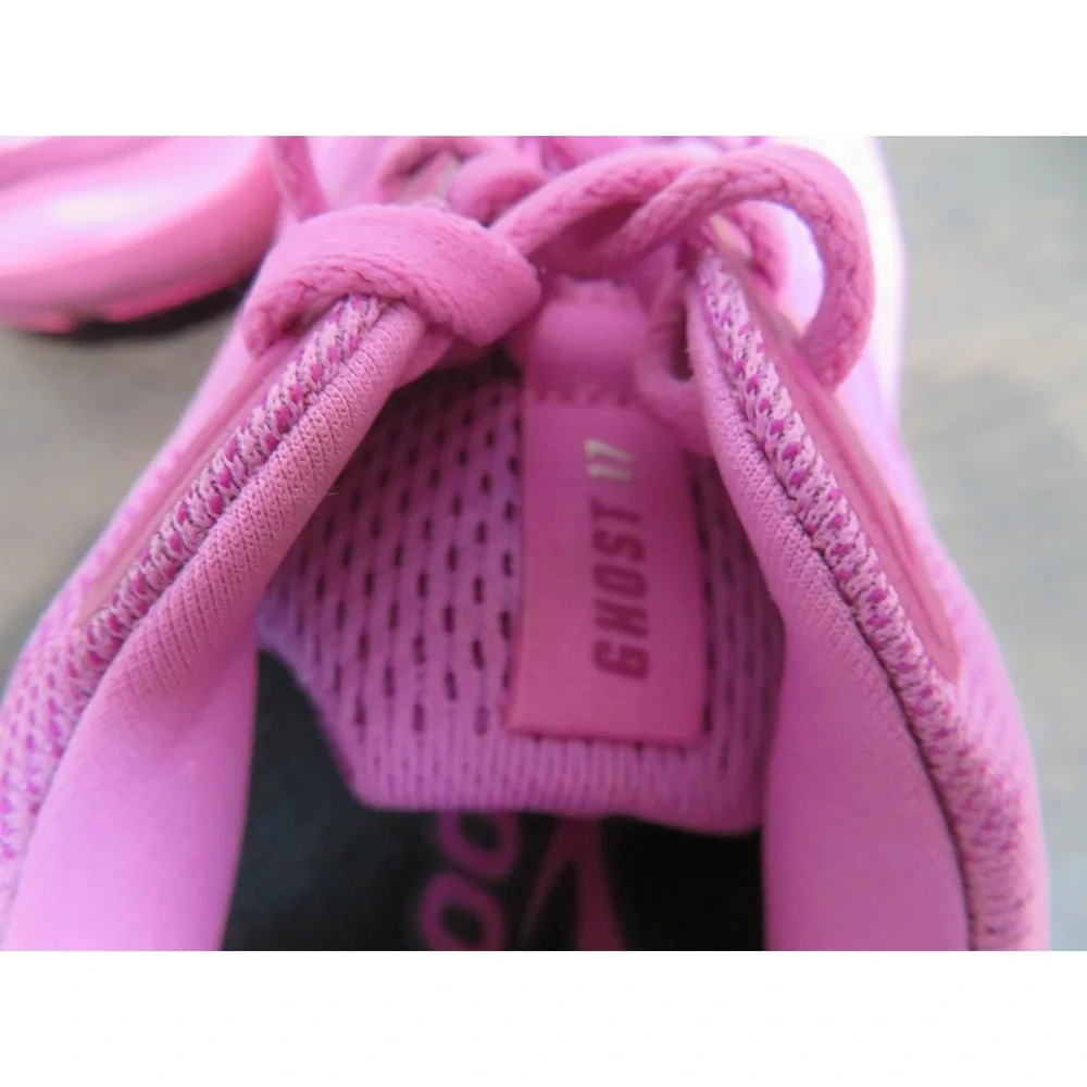 Brooks Ghost 17 Running Shoes Womens Size 8.5 Pink Cushion Road 1204311B648 - Picture 6 of 11